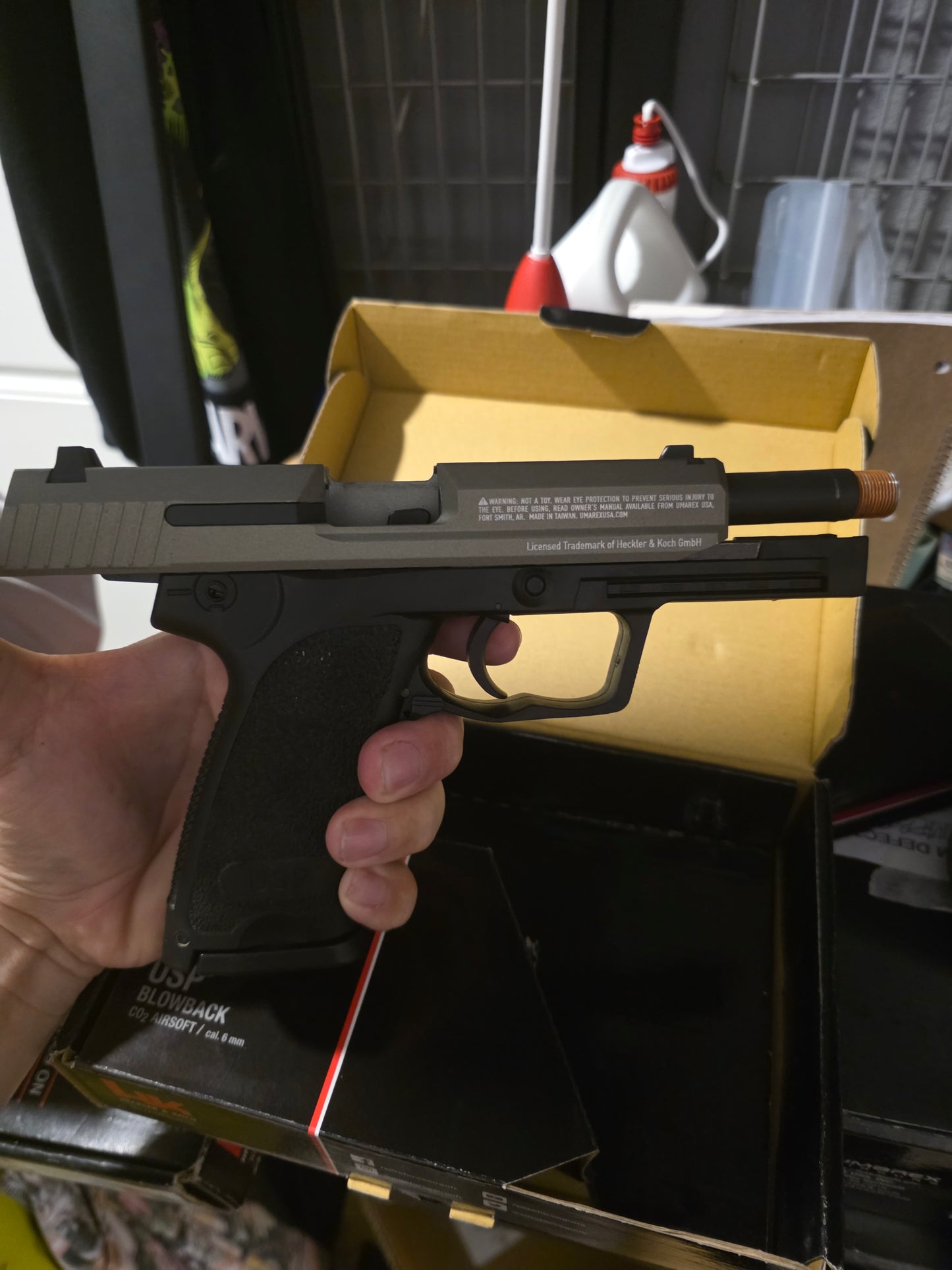 Used Heckler & Koch / Umarex H&K USP Tactical Full Size CO2 Gas Blowback Pistol