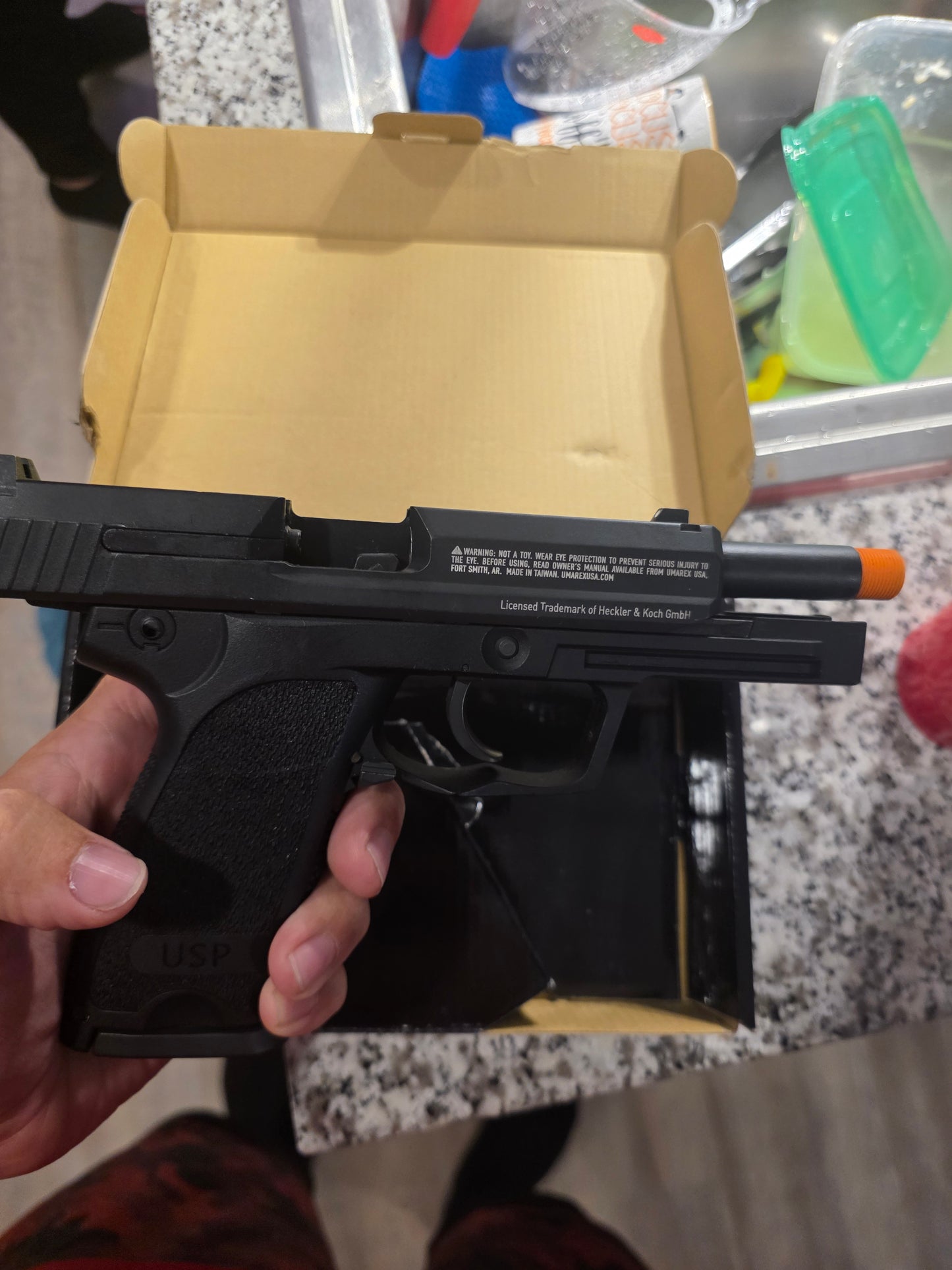 Used Heckler & Koch / Umarex H&K USP Tactical Full Size CO2 Gas Blowback Pistol