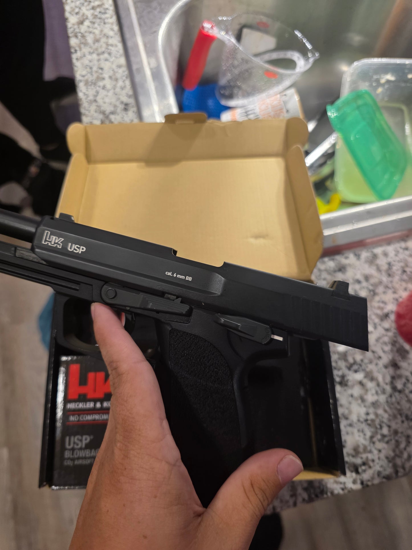 Used Heckler & Koch / Umarex H&K USP Tactical Full Size CO2 Gas Blowback Pistol
